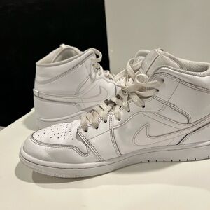 Nike White High-Top Sneakers